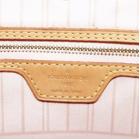 LOUIS VUITTON Damier Azur Neverfull MM Tote Bag - Picture 4 of 16